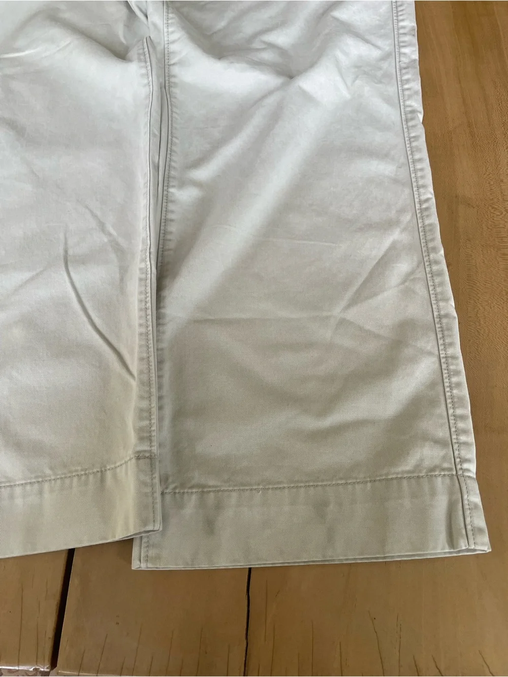 GAP Men's Cream Straight-Leg Chinos